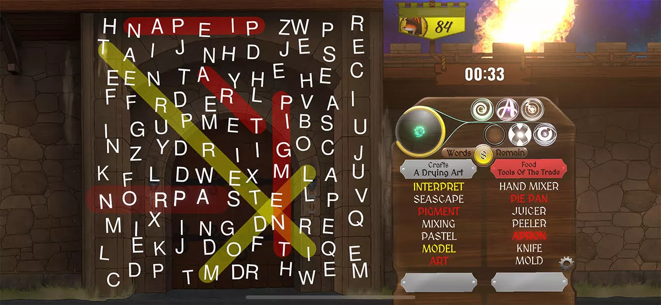 Word find screenshot 